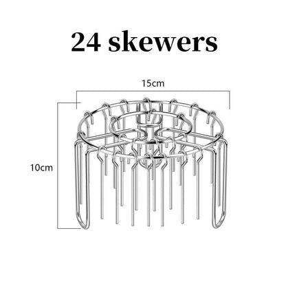 🔥 Last Day 49% OFF✨Stainless Steel Air Fryer Skewer Rack Stand
