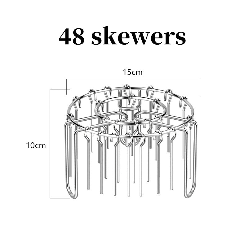 🔥 Last Day 49% OFF✨Stainless Steel Air Fryer Skewer Rack Stand