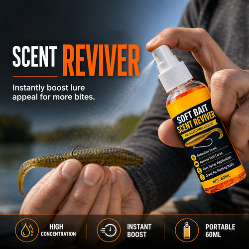 🎣 High-Concentration Fishing Bait Scent Spray – Soft Bait Lure Scent Booster & Reviver