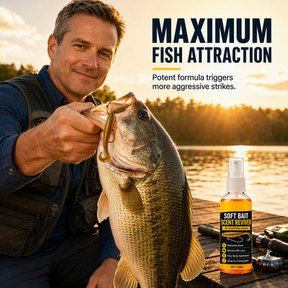 🎣 High-Concentration Fishing Bait Scent Spray – Soft Bait Lure Scent Booster & Reviver