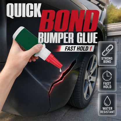 🥳2026 HOT SALE🥳💞50K+ SOLD! 🚗🔧 50% OFF! Bumper Repair Adhesive – Precision nozzle for trim, edge & gap repairs. White formula blends with most bumpers. lowest price online! 🛡️✨