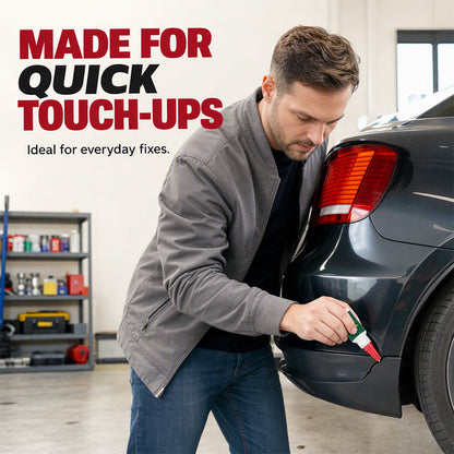 🥳2026 HOT SALE🥳💞50K+ SOLD! 🚗🔧 50% OFF! Bumper Repair Adhesive – Precision nozzle for trim, edge & gap repairs. White formula blends with most bumpers. lowest price online! 🛡️✨
