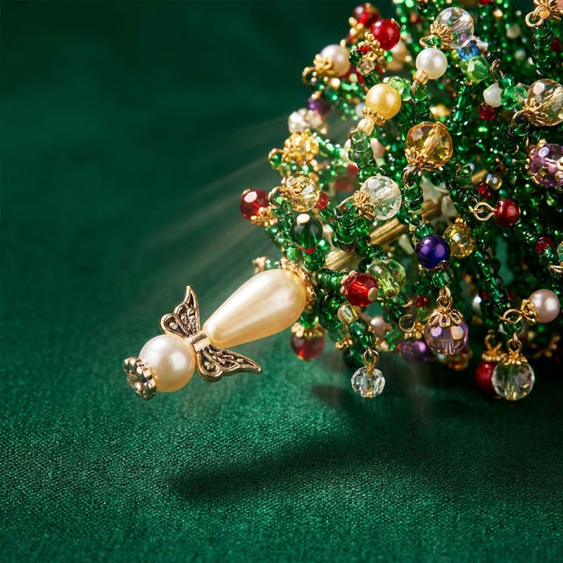 🎄DIY Glowing Beaded Christmas Tree Craft Kit – Create Your Own Holiday Keepsake