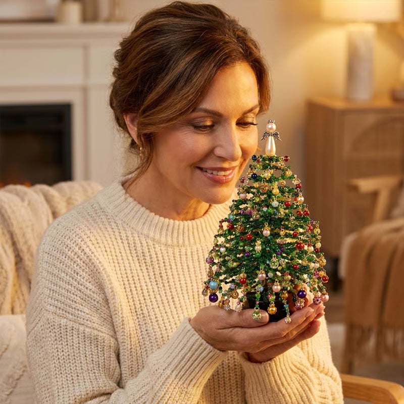 🎄DIY Glowing Beaded Christmas Tree Craft Kit – Create Your Own Holiday Keepsake